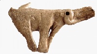 <p>Spear thrower carved as a mammoth. Source: The British Museum. (Click on image to view larger.)</p>